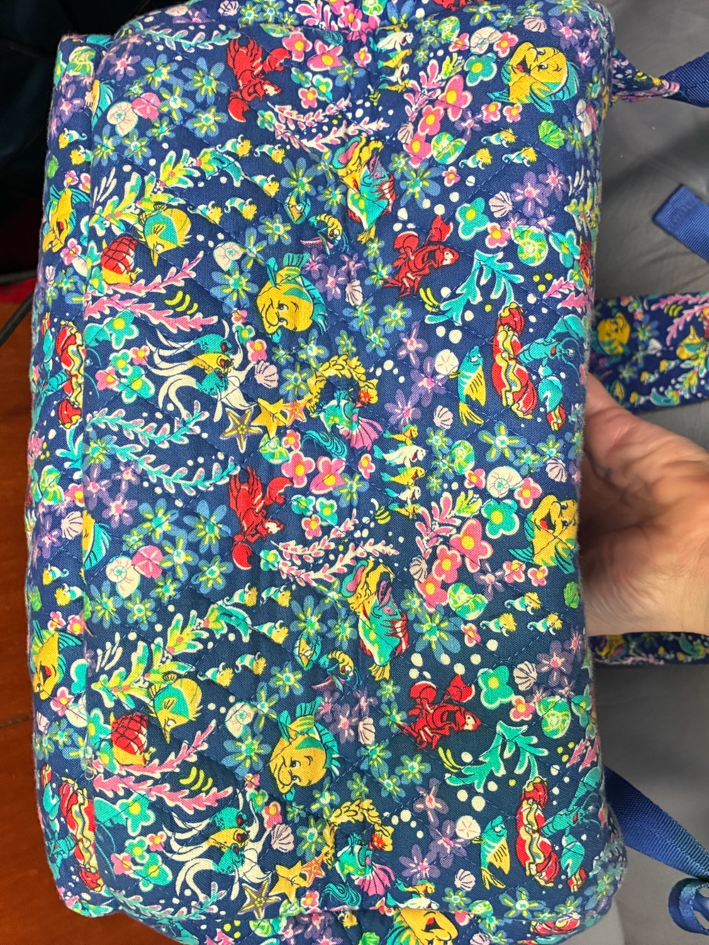 🧜♀️ Disney x Vera Bradley Little Mermaid Campus Backpack from Disney World 2025 - Picture 5 of 12